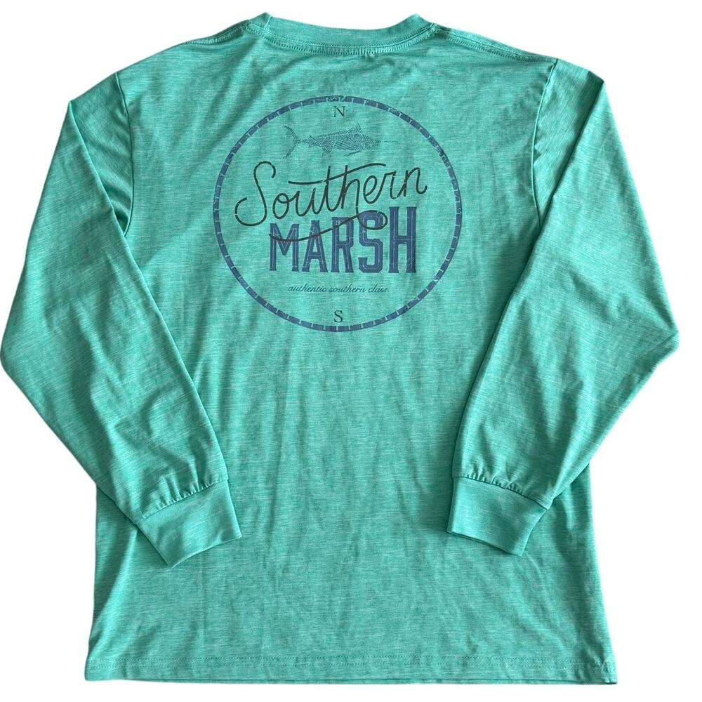 SOUTHERN MARSH Performance Boys Youth Top Size Large